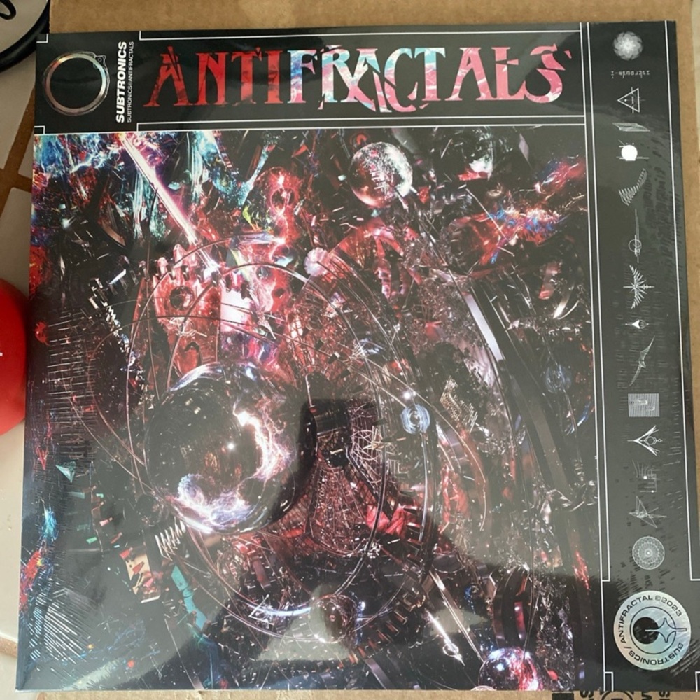 Subtronics Antifractals double gatefold Vinyl (Clear radial splatter) Record